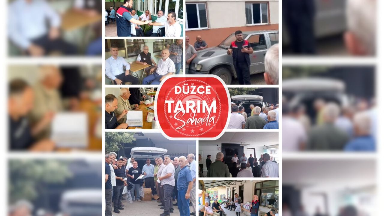 Düzce’de Cuma Buluşmaları Çiftçilere Tarımsal Gelişmeler Anlatıldı