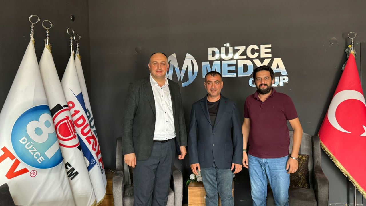 Başkan Fatih Ocak’tan Düzce Medya Grup’a Ziyaret