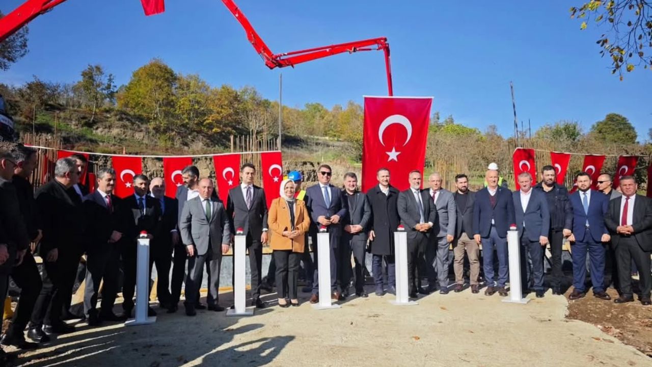 Gümüşova Yenimahalle’de Cami Temeli Dualarla Atıldı