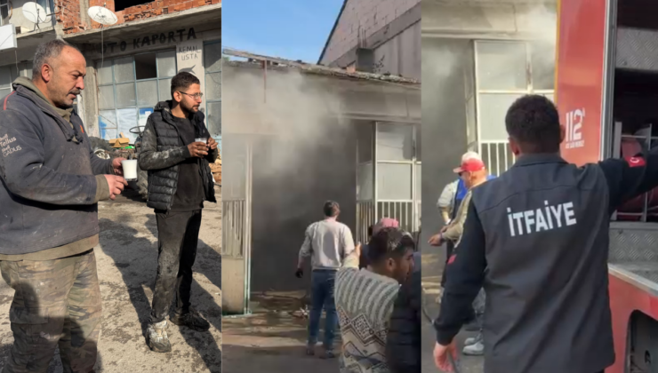 Yığılca Sanayi Sitesinde Korkutan Yangın: Esnaf ve İtfaiye El Ele Söndürdü