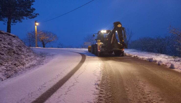Çilimli’de Kar Alarmı: Ekipler 7/24 Görev Başında