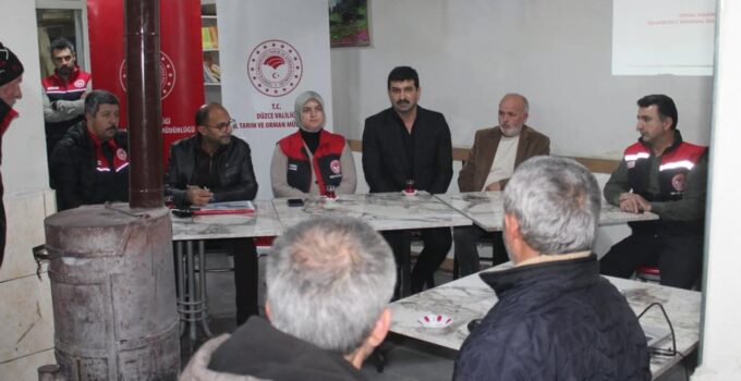Düzce’de Üreticilere Modern Sulama ve Kırsal Kalkınma Bilgilendirmesi