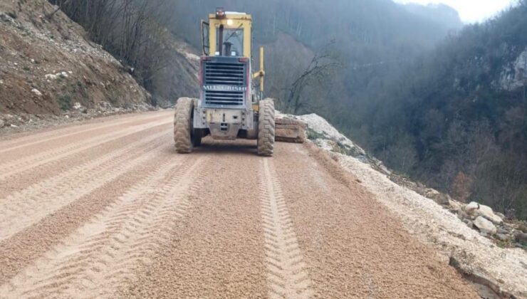 Yığılca Hacıyeri Köyü’nde Yol Bakım Çalışmaları Hız Kesmeden Devam Ediyor