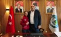 Şampiyon Sporcu Ecrin Sena Seher’den Başkan Ocak’a Ziyaret