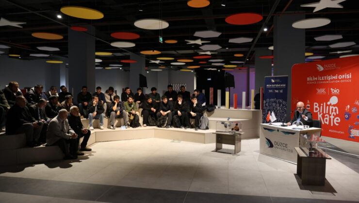Düzce’de Bilim Kafe’de Uzay Vizyonu Konuşuldu