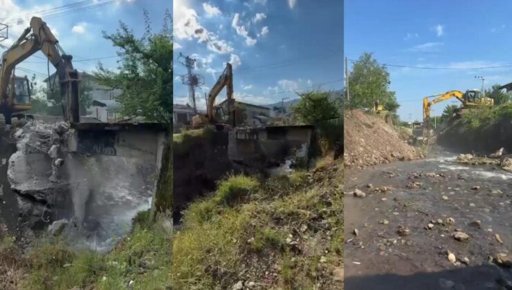 Aydınpınar’da Yağış Sonrası Hasarlı Köprüler İçin Harekete Geçildi